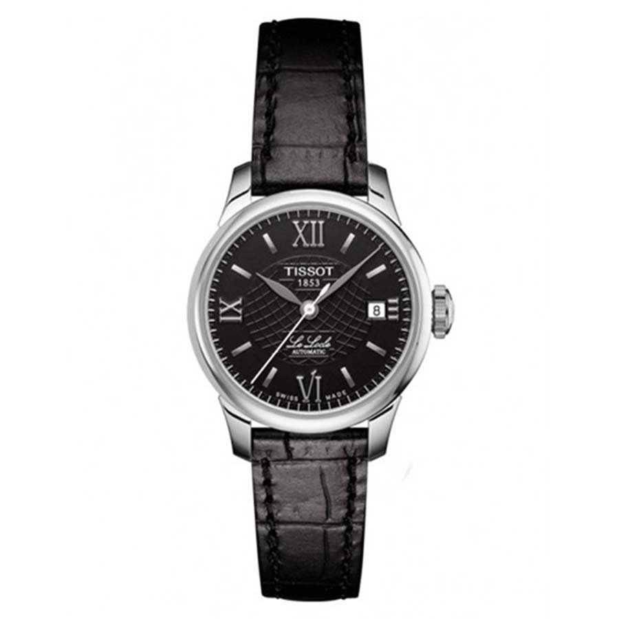 Đồng Hồ Nữ Tissot Le Locle Automatic Lady T41.1.123.57 25.3mm Màu Bạc Đen