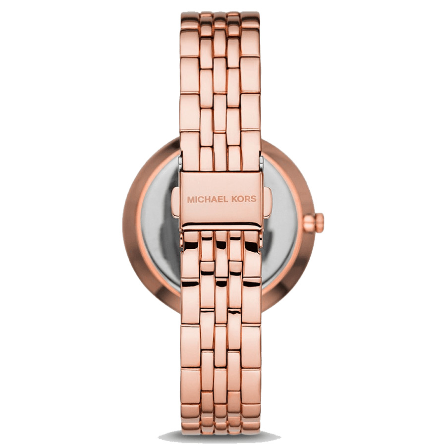 Đồng Hồ Nữ Michael Kors Anabeth Three-Hand Rose Gold-Tone Alloy Watch MK7168 Màu Trắng Phối Vàng Hồng