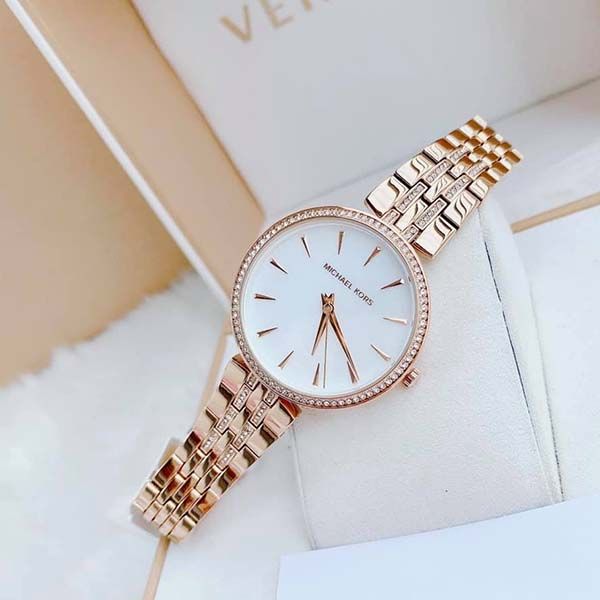 Đồng Hồ Nữ Michael Kors Anabeth Three-Hand Rose Gold-Tone 