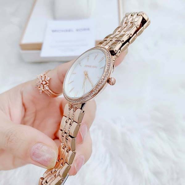 Michael Kors Women\'s Anabeth Three-Hand Rose Gold-Tone Alloy Watch MK7168 Đồng Hồ Nữ Michael Kors Anabeth Three-Hand Rose Gold-Tone  main image 3