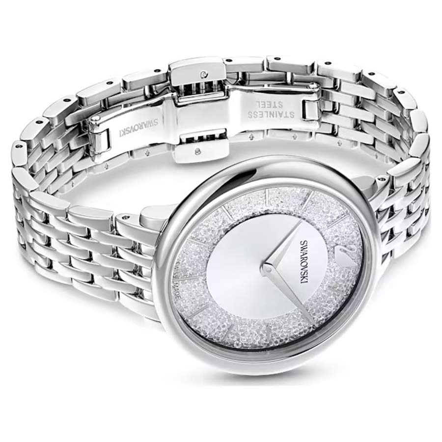 Đồng Hồ Nữ Swarovski Crystalline Chic Watch 5544583 33mm Màu Bạc