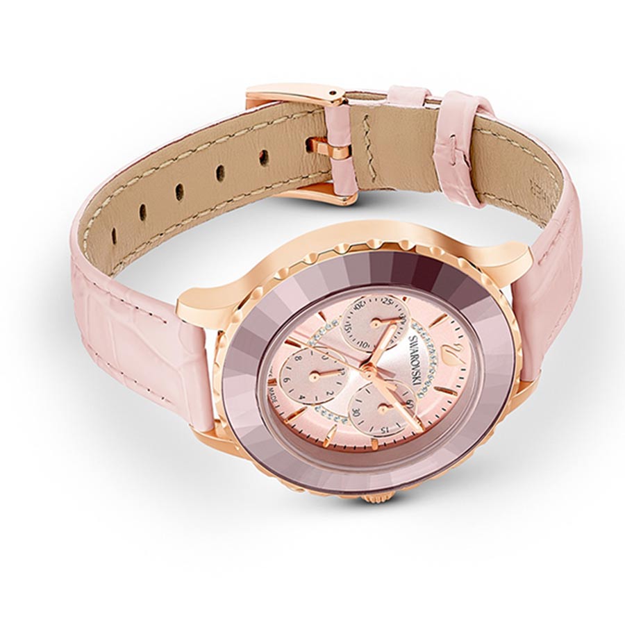 Đồng Hồ Nữ Swarovski Octea Watch 5452501 39mm Màu Vàng Hồng