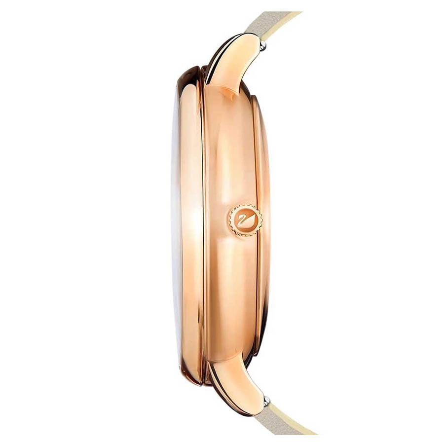 Đồng Hồ Swarovski Crystal Lake Watch 5415996 35mm Màu Xám Phối Vàng Hồng