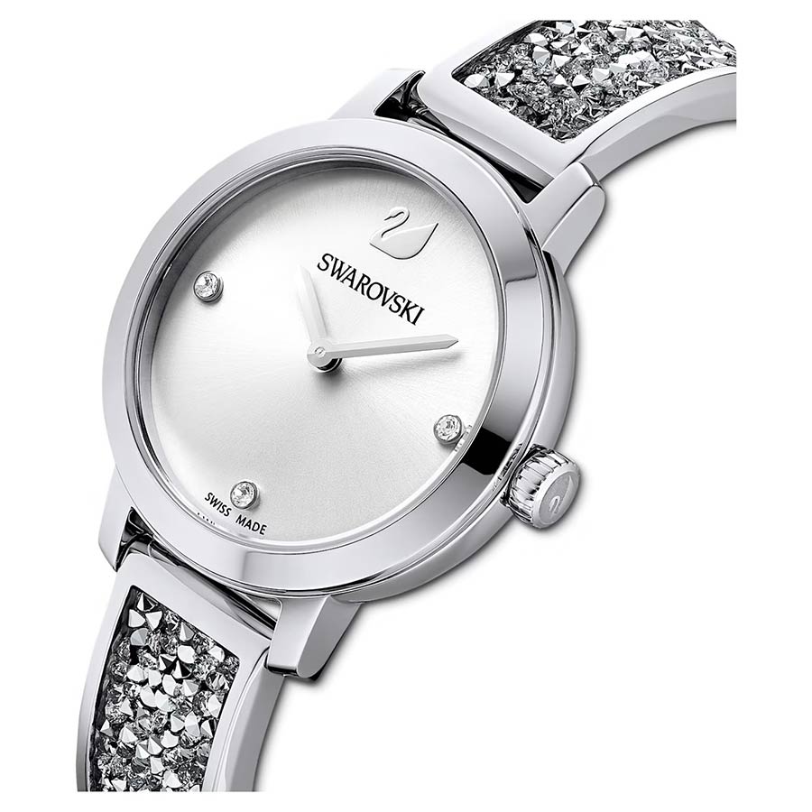 Đồng Hồ Swarovski Cosmic Rock Watch 5376080 29mm Màu Trắng Bạc