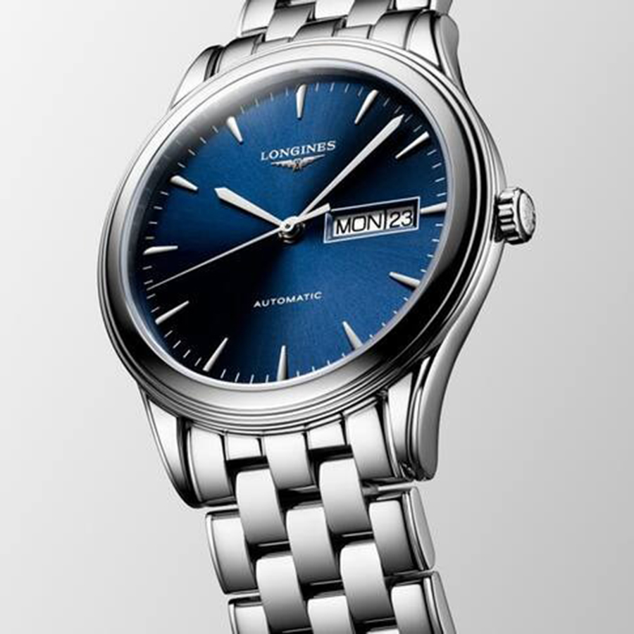 Đồng Hồ Nam Longines L4.899.4.92.6 Màu Xanh Bạc