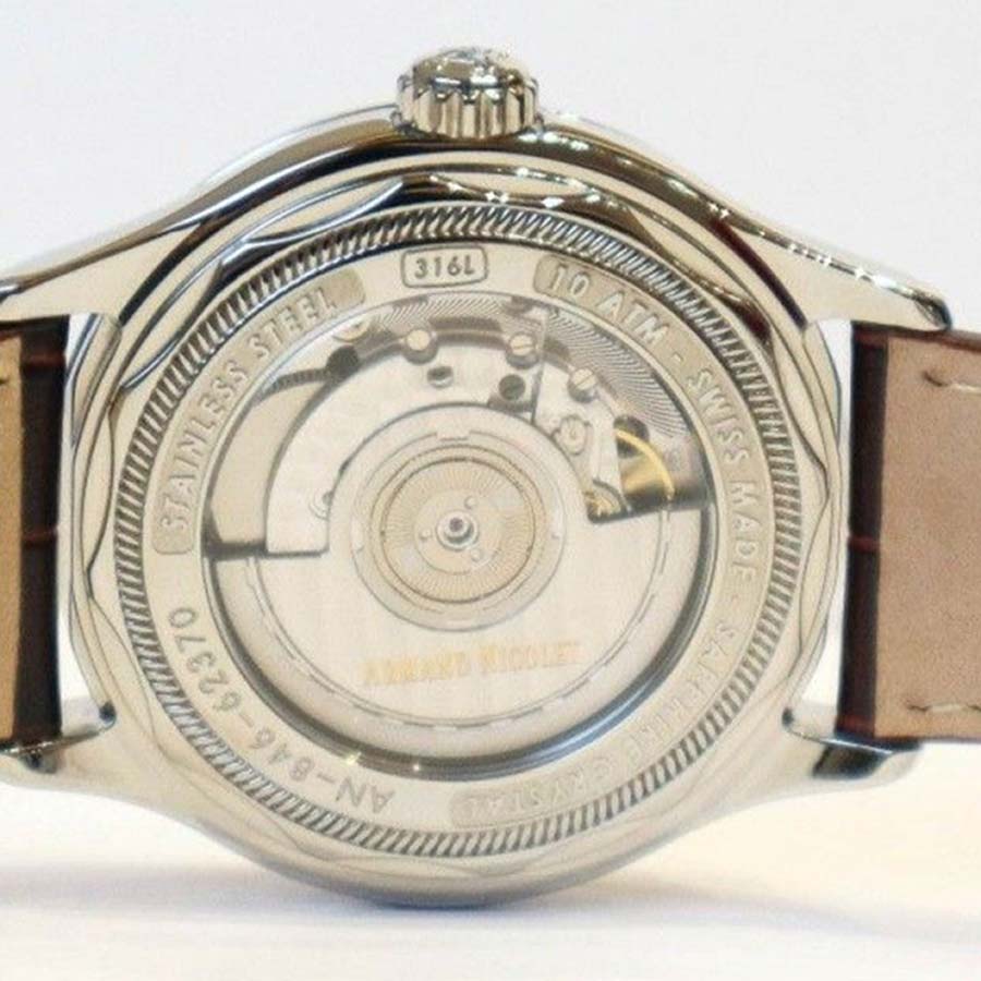 Đồng Hồ Nam Armand Nicolet M02-4 A846AAA-AG-P840MR2 42mm Màu Trắng Bạc