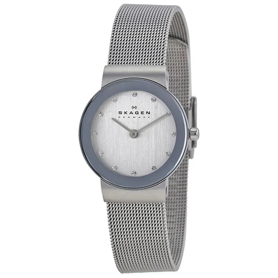 Đồng Hồ Nữ Skagen 358SSSD Màu Bạc Xanh