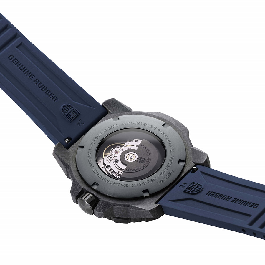 Đồng Hồ Nam Luminox Master Carbon SEAL Automatic, 45mm, Military Dive Watch 3863 Màu Xanh Đen