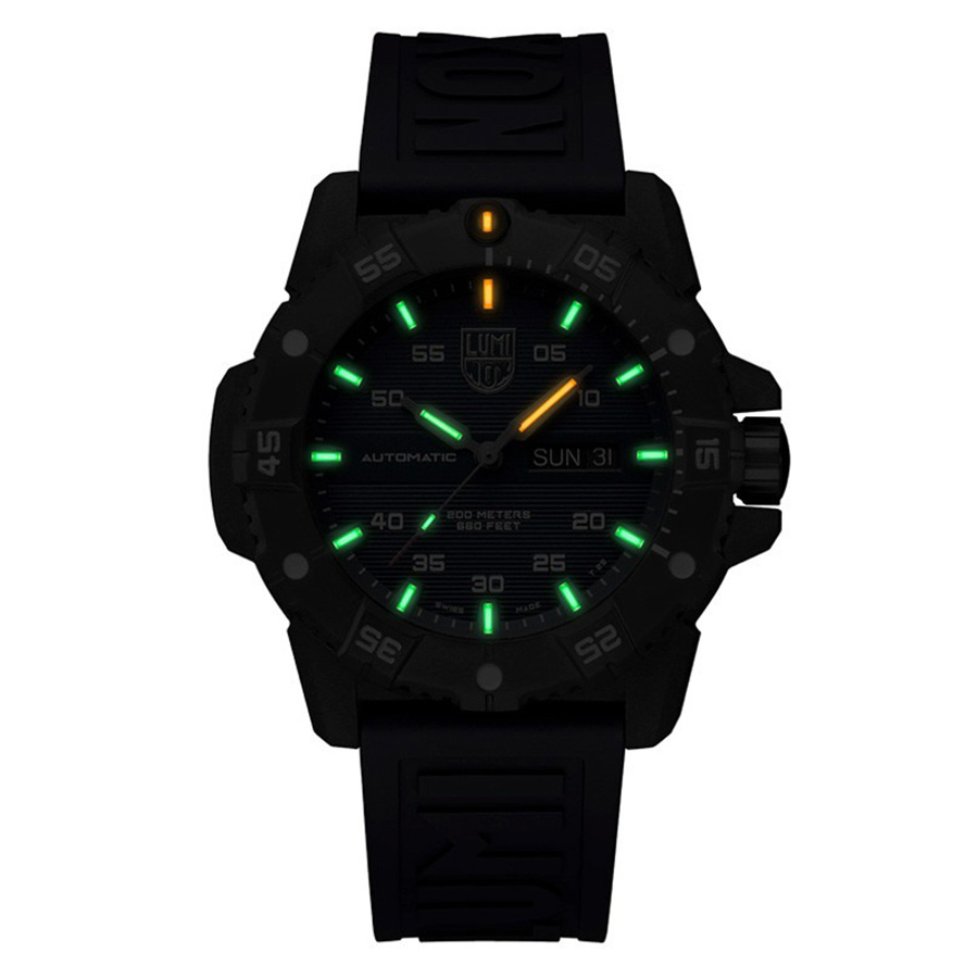 Đồng Hồ Nam Luminox Master Carbon SEAL Automatic, 45mm, Military Dive Watch 3863 Màu Xanh Đen