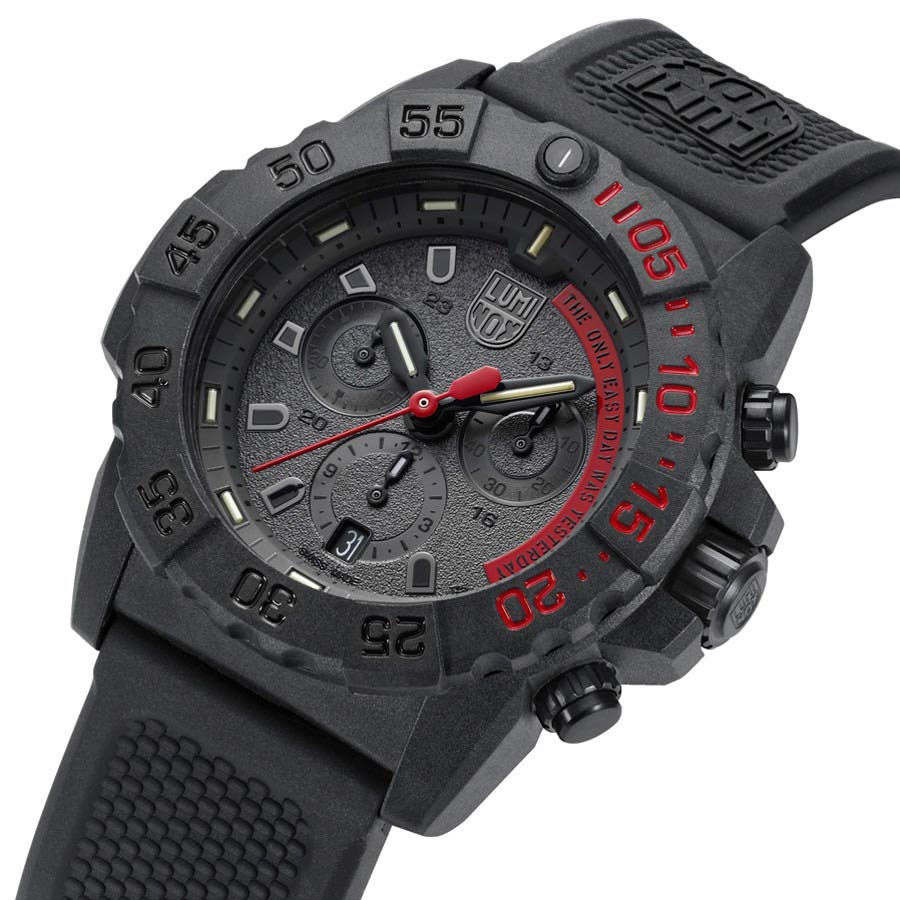 Đồng Hồ Nam Luminox Navy SEAL Chronograph, 45mm, Military Dive Watch 3581.EY Màu Đen
