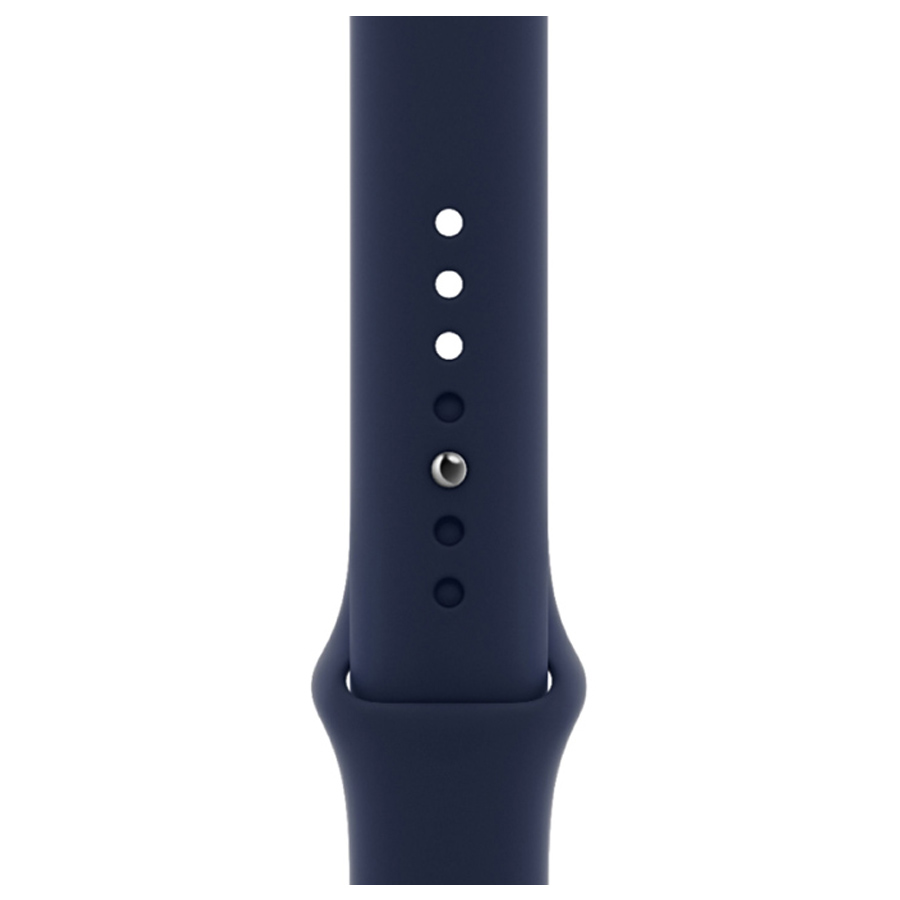 Đồng Hồ Thông Minh Apple Watch S6 44mm Viền Nhôm Dây Silicone Màu Xanh Dương