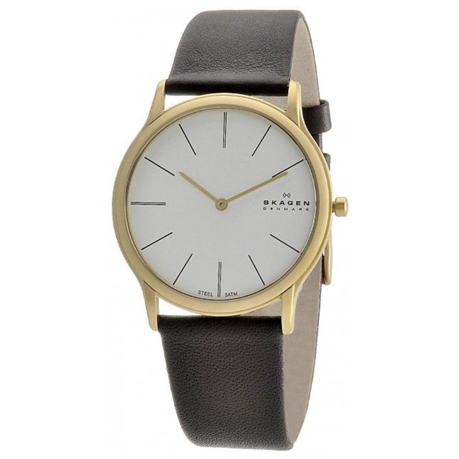 Đồng Hồ Nam Skagen 858XLGLD Màu Vàng Trắng