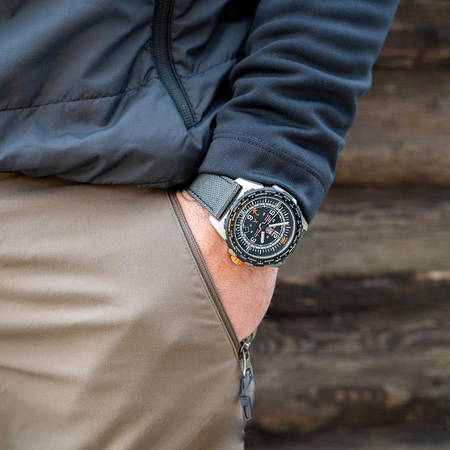 Đồng Hồ Nam Luminox Bear Grylls Survival, 45mm, Pilot Watch 3762 Màu Bạc