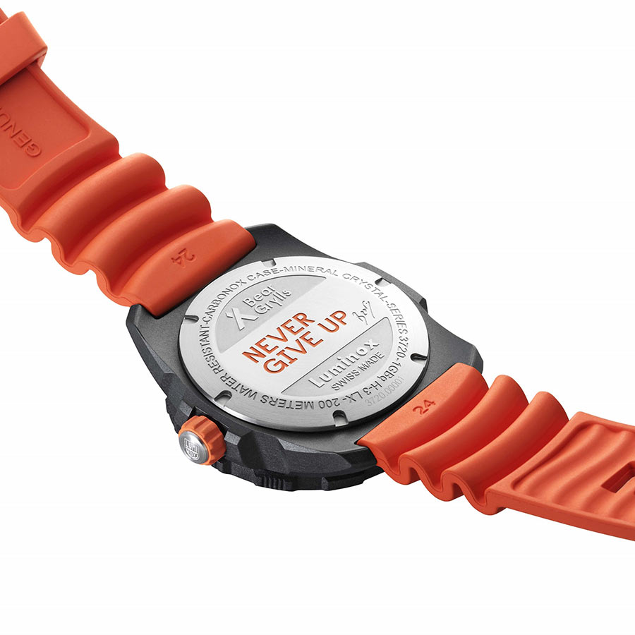 Đồng Hồ Nam Luminox Bear Grylls Survival, 42mm, Outdoor Explorer Watch 3729.NGU Màu Đen Cam
