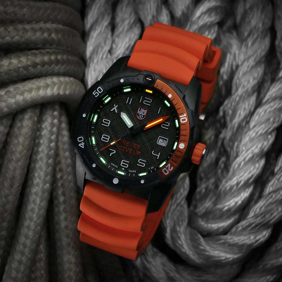 Đồng Hồ Nam Luminox Bear Grylls Survival, 42mm, Outdoor Explorer Watch 3729.NGU Màu Đen Cam