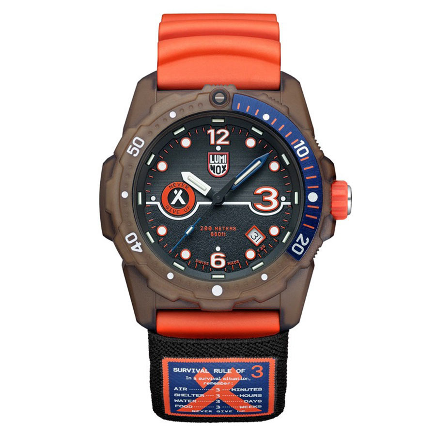 Đồng Hồ Nam Luminox Bear Grylls Survival ECO, 42mm, Rule Of 3 3729.ECO Phối Màu