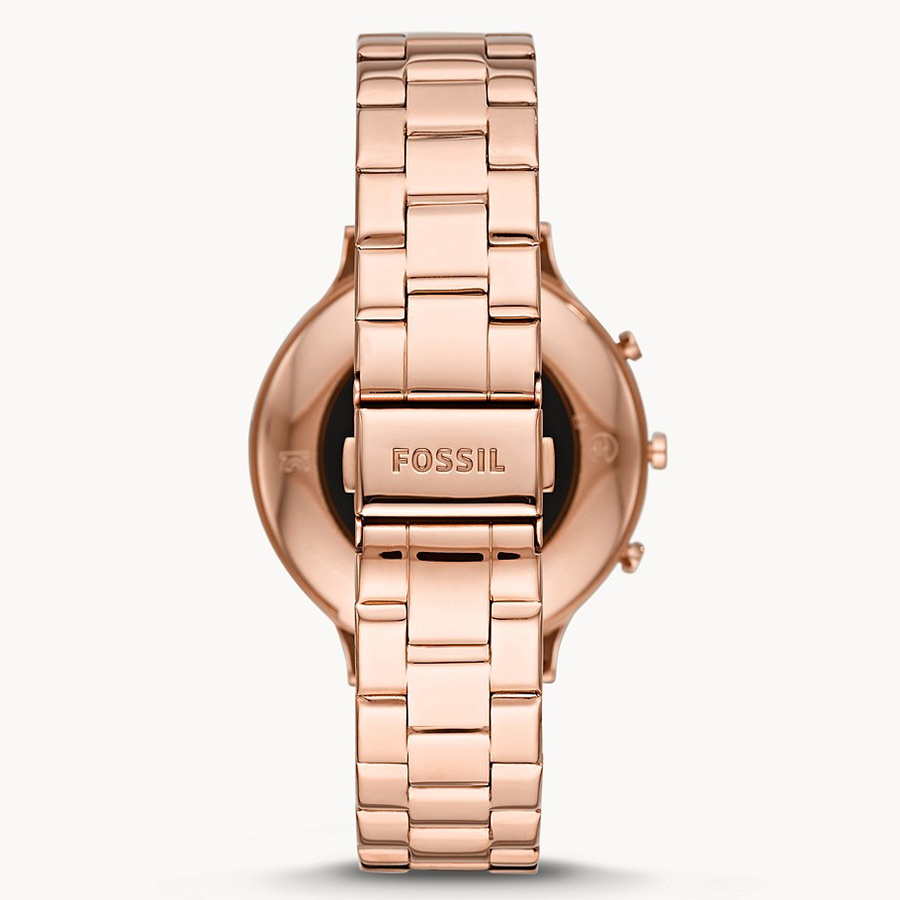 Đồng Hồ Nữ Fossil Hybrid Dây Thép Không Gỉ FTW7012 Màu Vàng Hồng