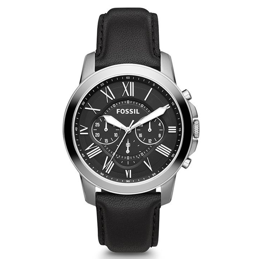 Đồng Hồ Nam Fossil Grant FS4812 Dây Da Màu Đen