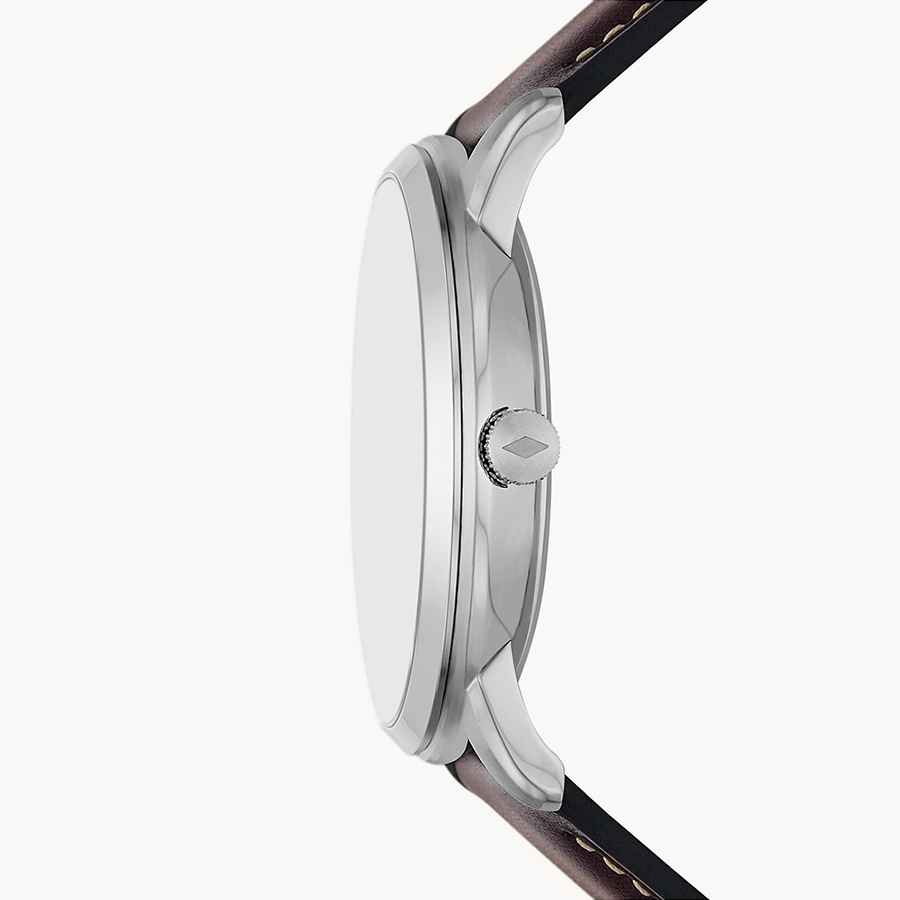 Đồng Hồ Nam Fossil Neutra Minimalist FS5905 Dây Da Màu Nâu