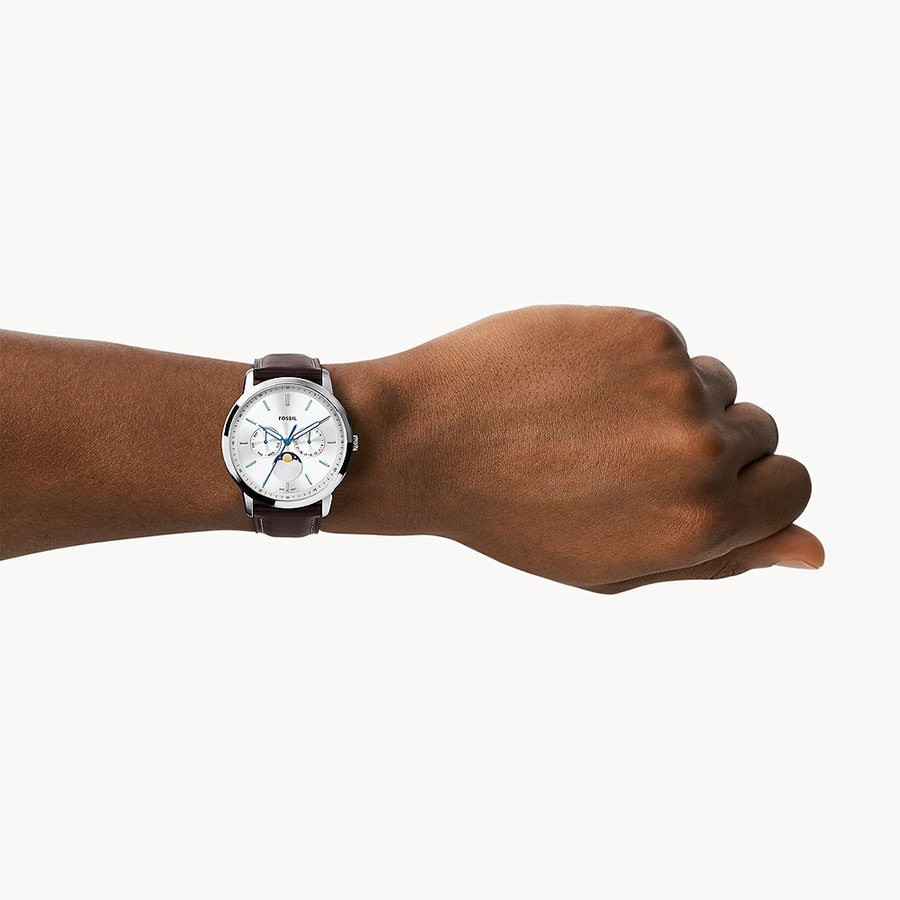 Đồng Hồ Nam Fossil Neutra Minimalist FS5905 Dây Da Màu Nâu