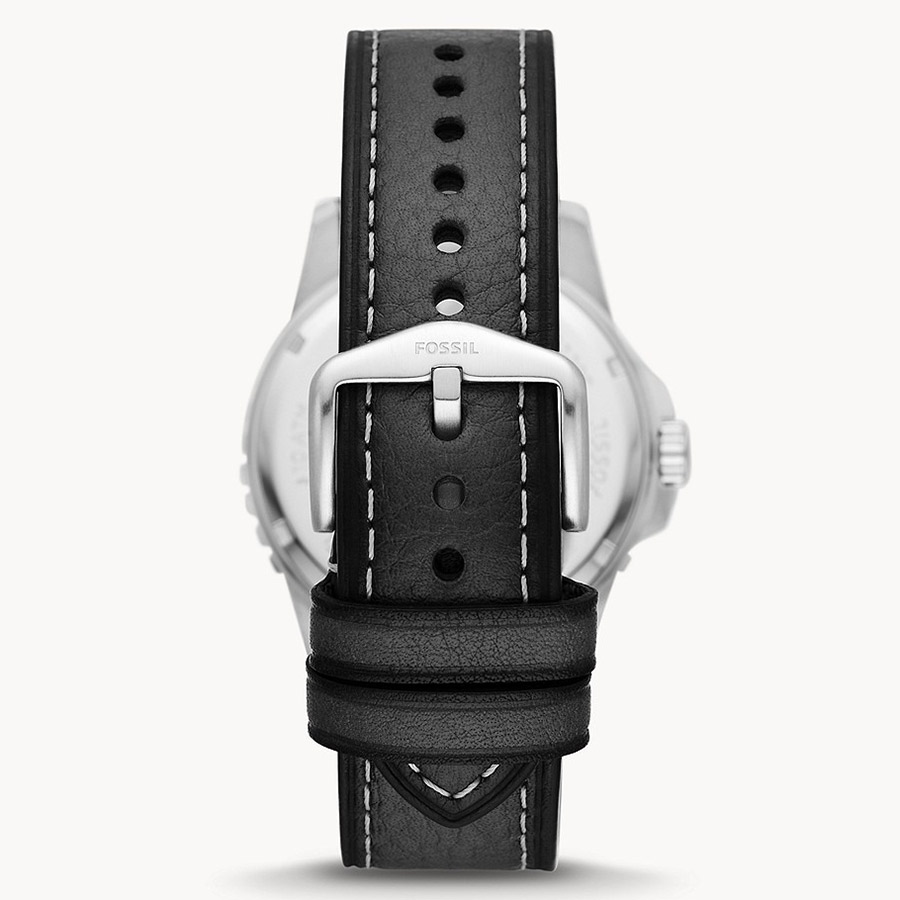 Đồng Hồ Nam Fossil Blue FS5960 Dây Da Màu Đen