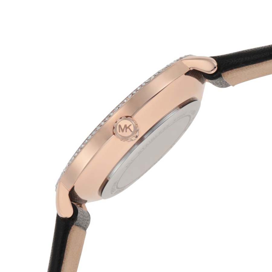 Đồng Hồ Nữ Michael Kors MK2835 Dây Da 32mm Màu Đen Trắng