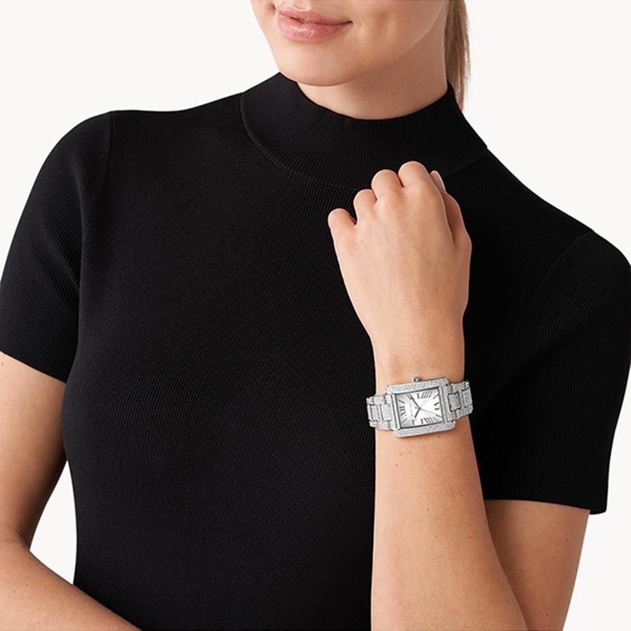 Đồng Hồ Nữ Michael Kors MK Emery MK4648 Màu Bạc