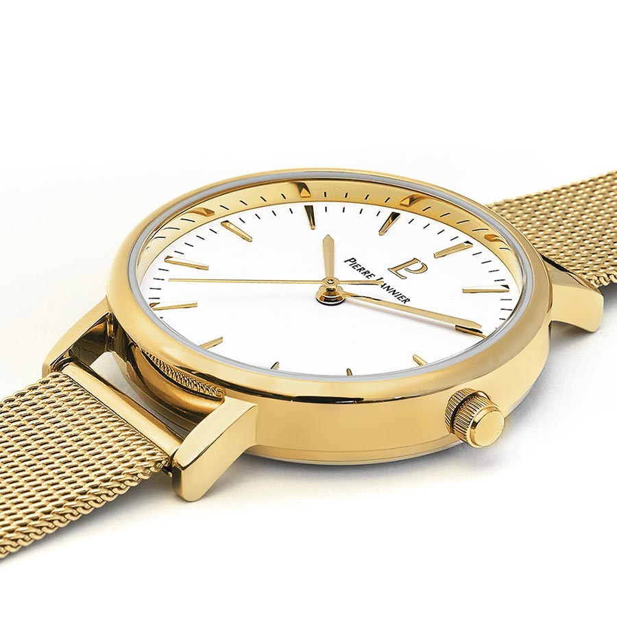Đồng Hồ Nữ Pierre Lannier 093L508 Màu Vàng Gold