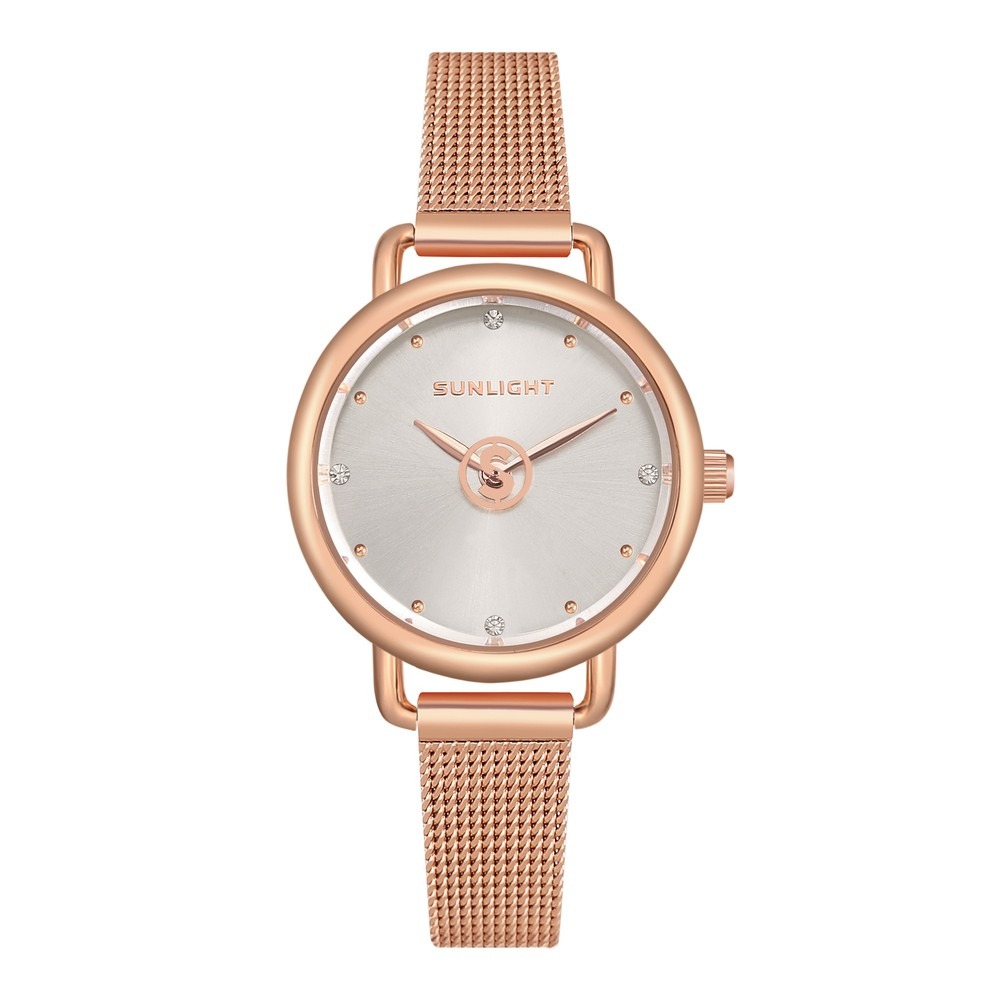 Đồng Hồ Nữ Sunlight Watches For Women Exclusively 337400 Màu Bạc Phối Vàng Hồng