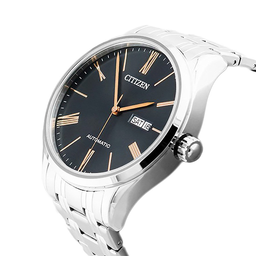 Đồng Hồ Nam Citizen NH8360-80J Automatic Kính Khoáng Size Mặt 41mm Màu Bạc
