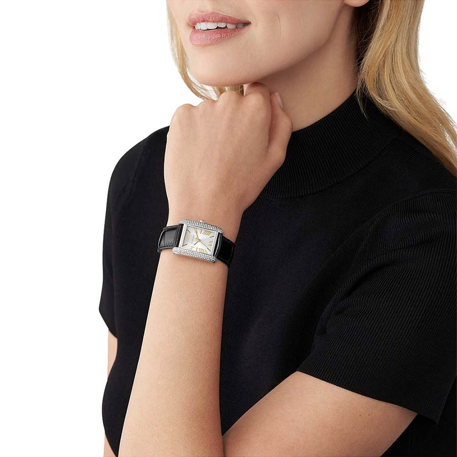 Đồng Hồ Nữ Michael Kors Emery MK4696 Màu Bạc Đen