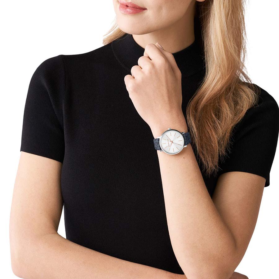 Đồng Hồ Nữ Michael Kors Pyper MK7244 Màu Bạc Xanh