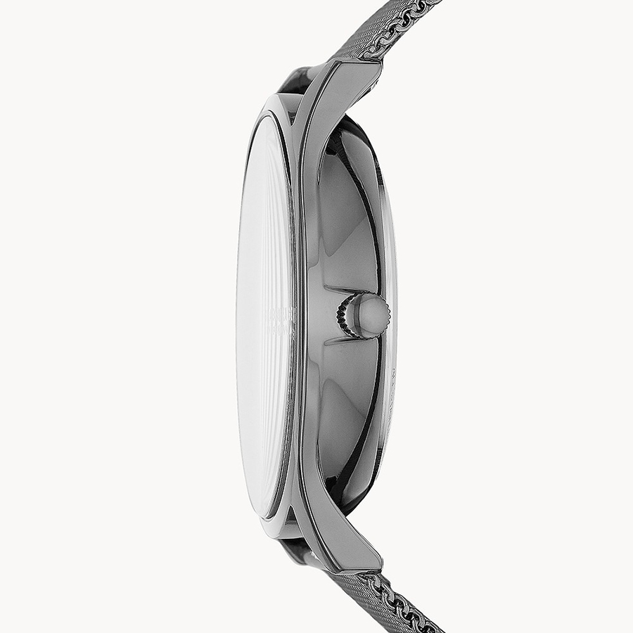 Đồng Hồ Nam Skagen Holst Automatic Charcoal Steel Mesh Watch SKW6614 Màu Bạc