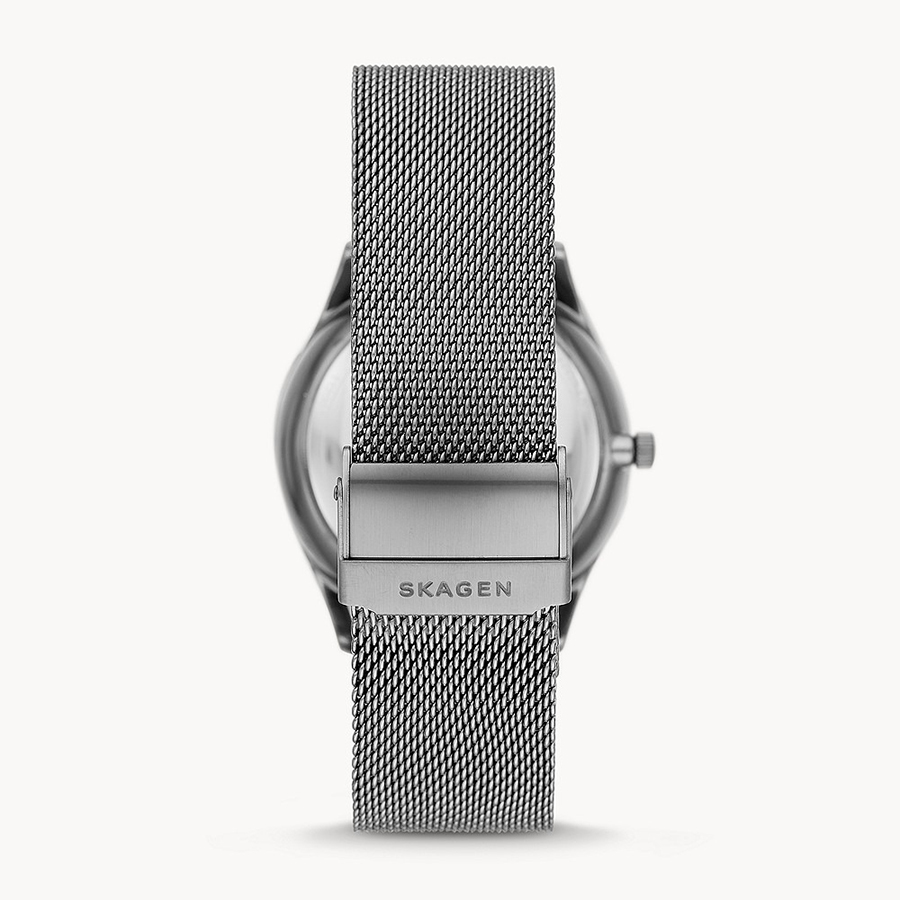 Đồng Hồ Nam Skagen Holst Automatic Charcoal Steel Mesh Watch SKW6614 Màu Bạc