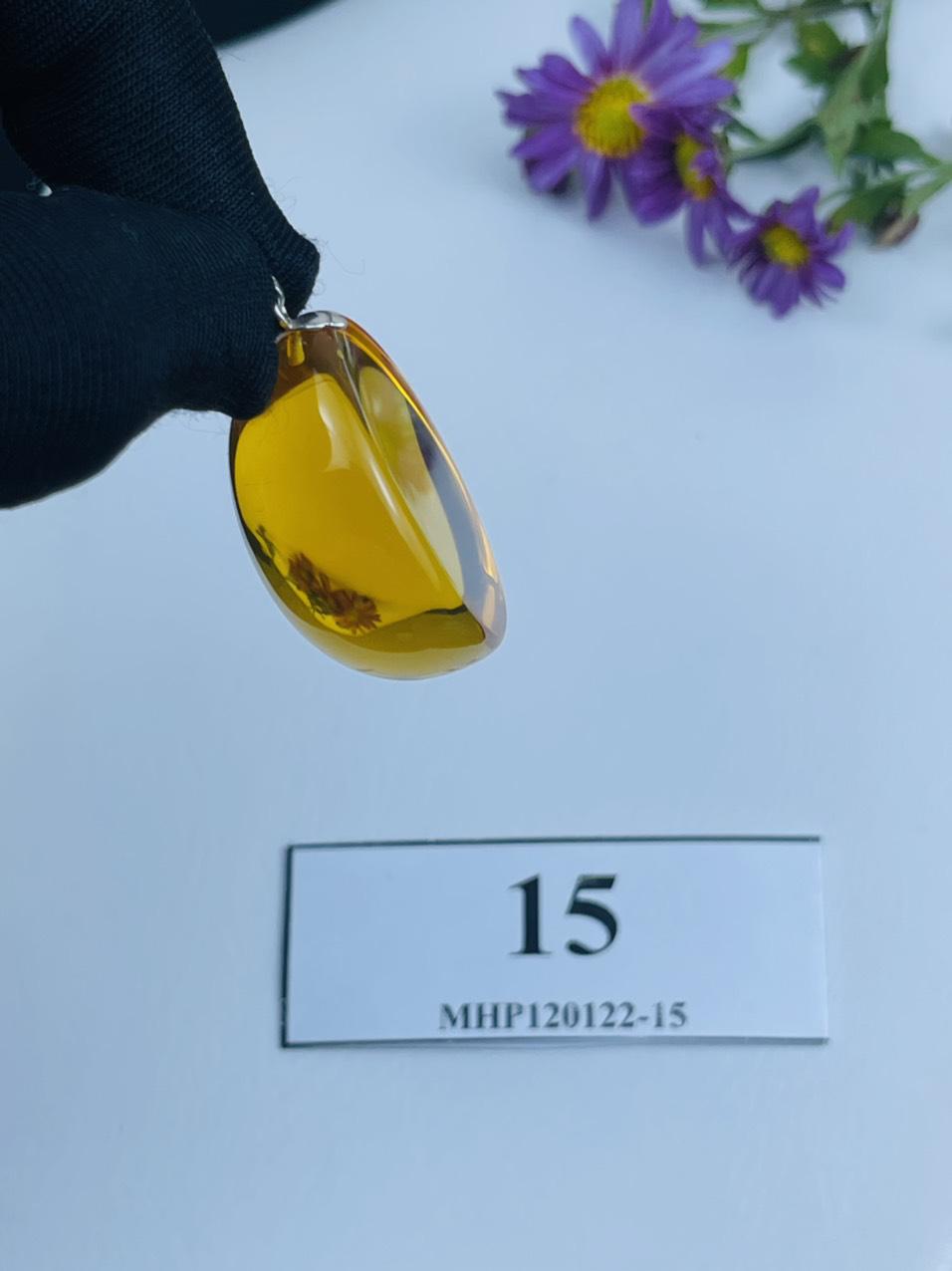 Mặt dây chuyền Hổ Phách MHP120122-15