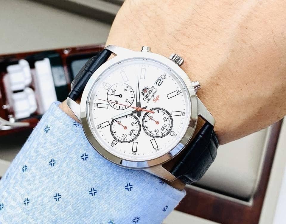 Đồng hồ ORIENT CHRONOGARGH WHITE FKU00006W0
