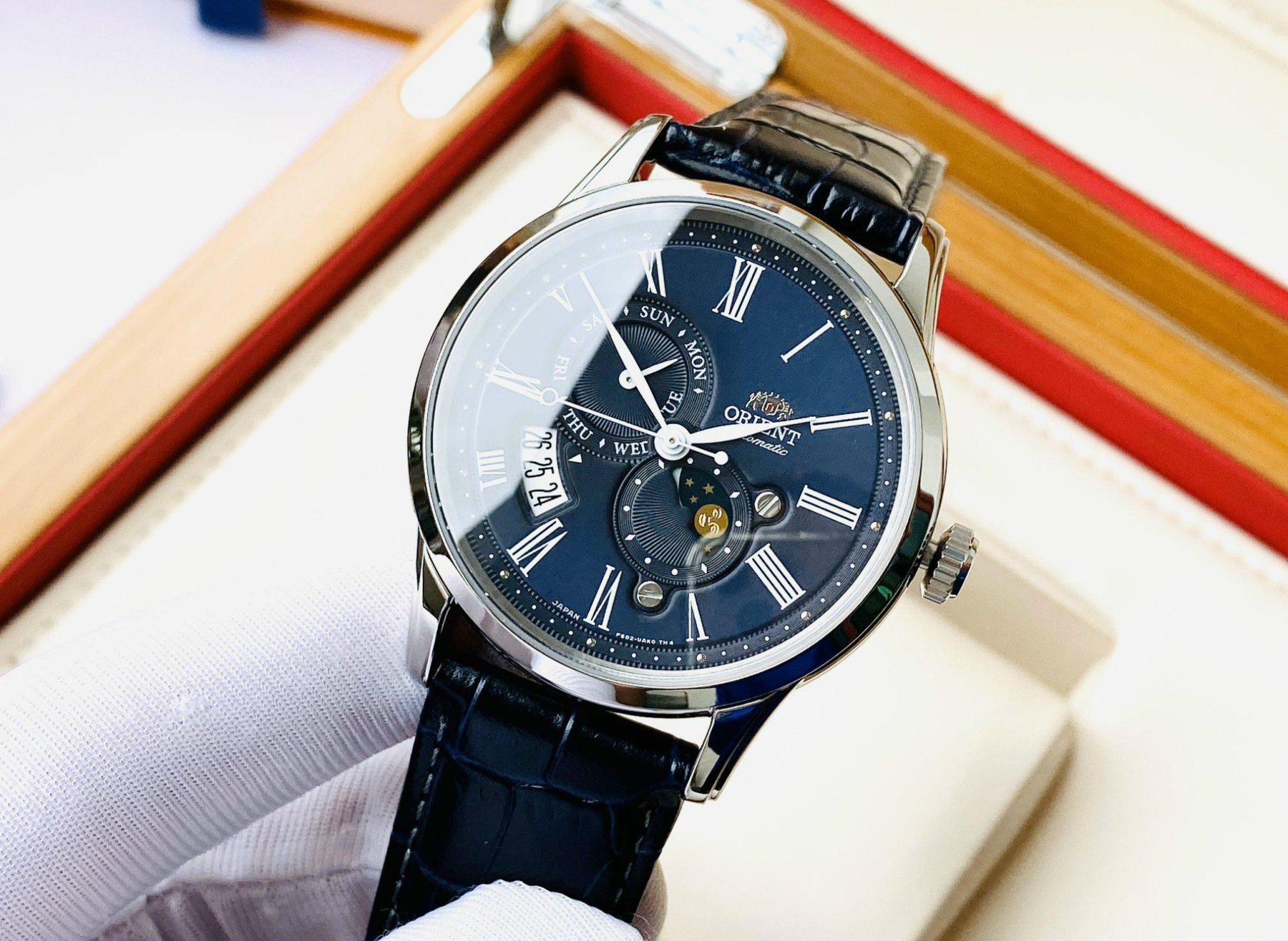 Đồng hồ ORIENT SUN AND MOON GEN 3 BLUE RA-AK0011D10B