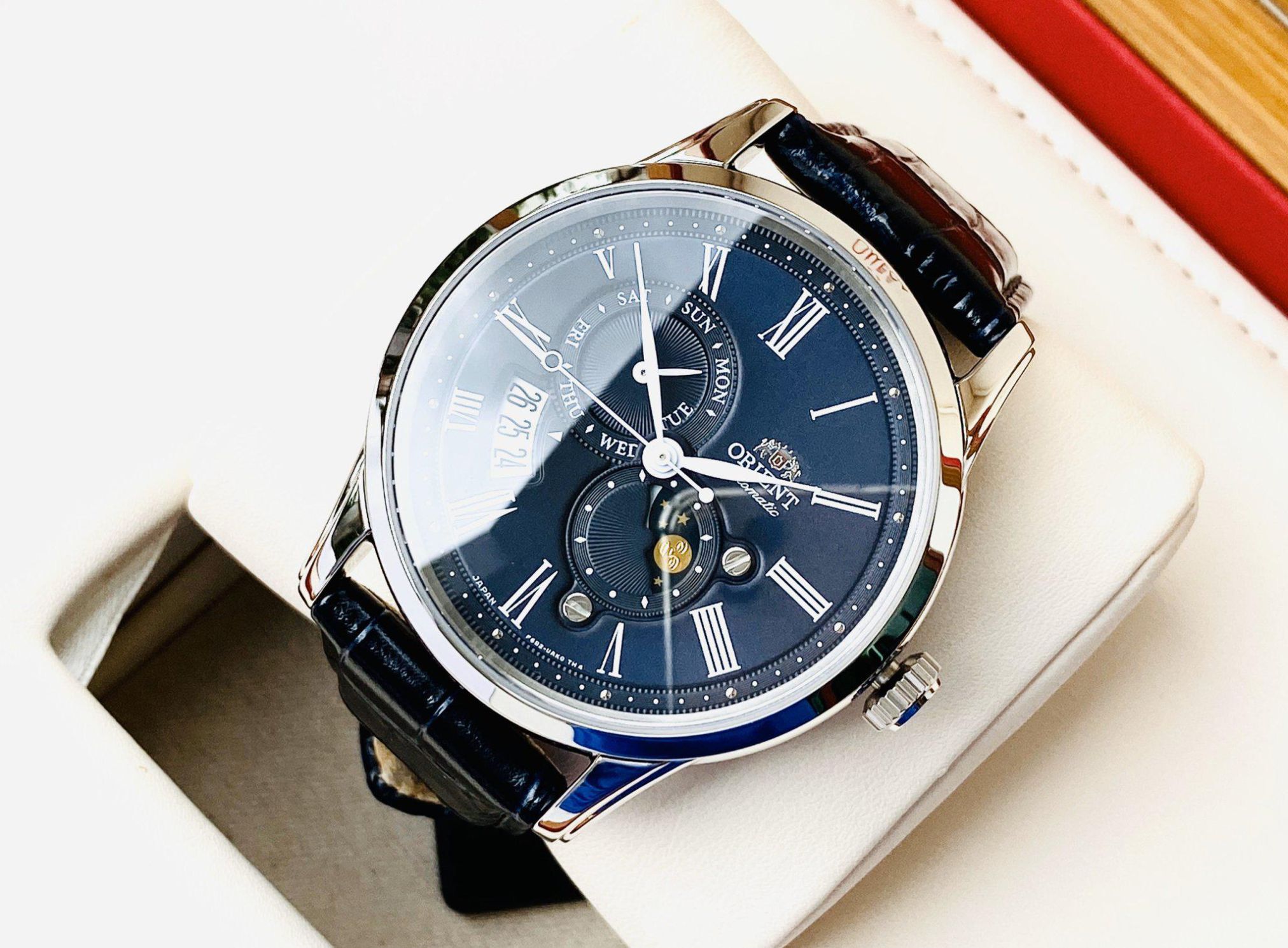 Đồng hồ ORIENT SUN AND MOON GEN 3 BLUE RA-AK0011D10B