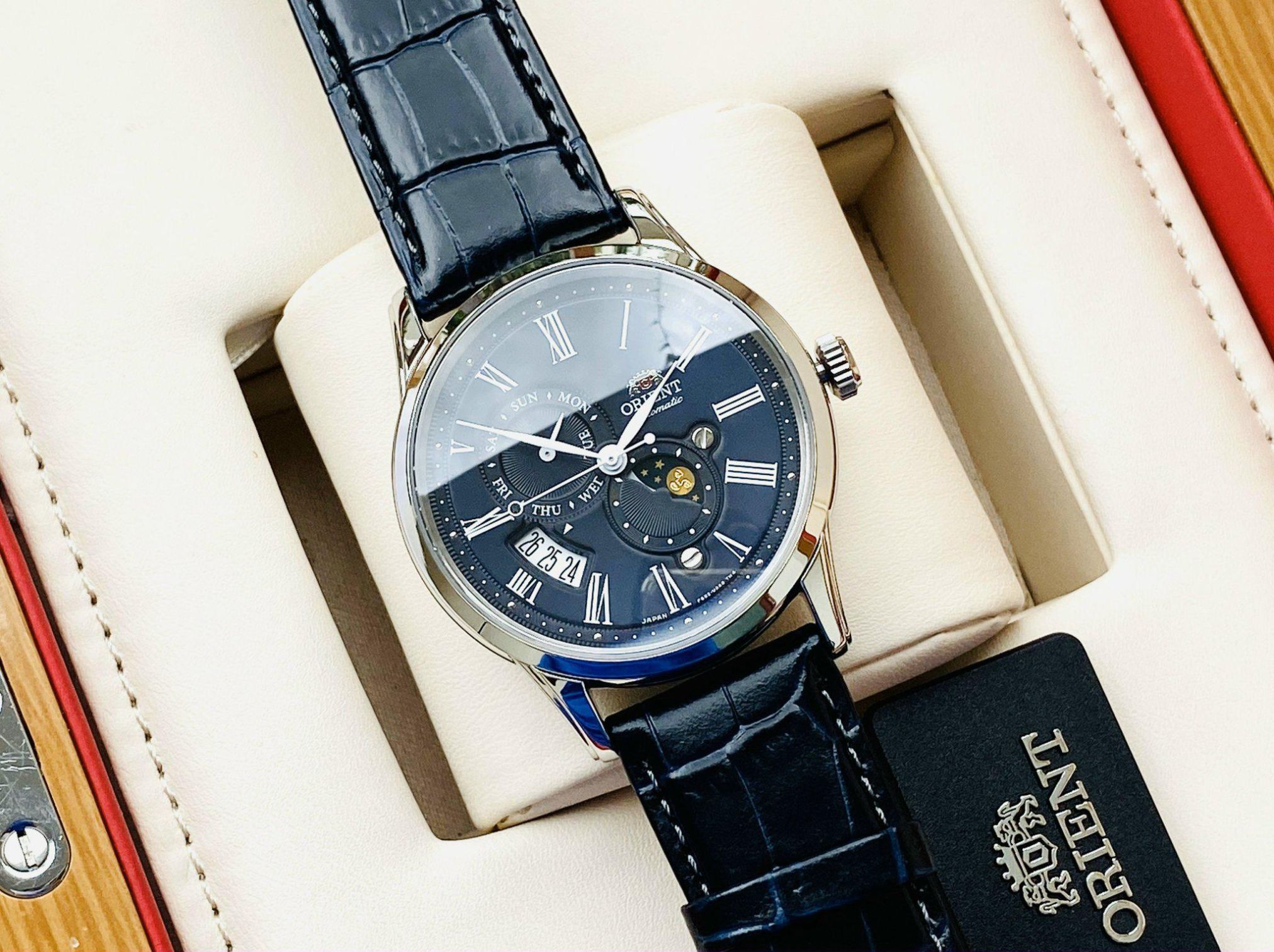 Đồng hồ ORIENT SUN AND MOON GEN 3 BLUE RA-AK0011D10B