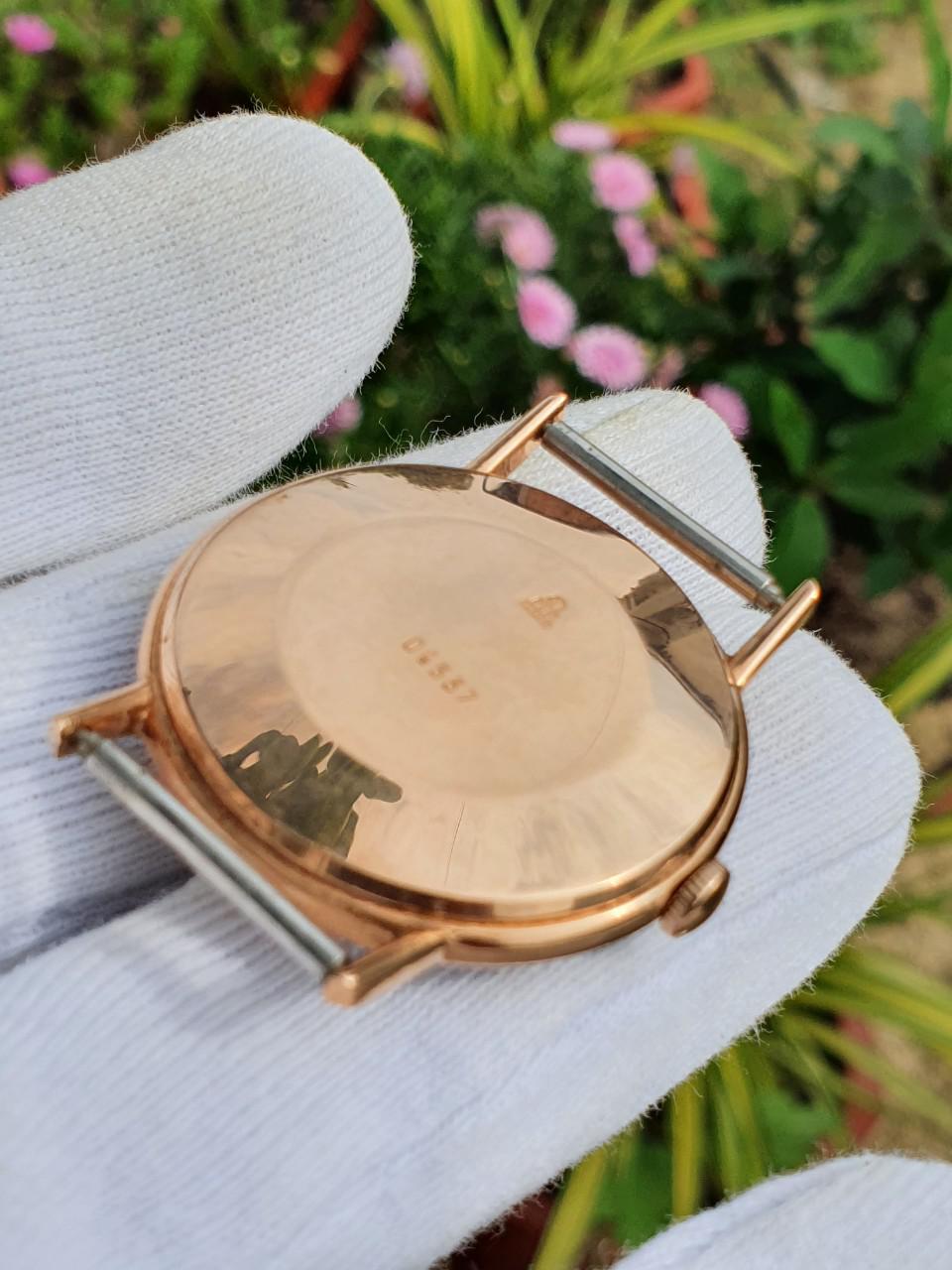 Đồng hồ cổ Poljot 29 jewels automatic vàng đúc nguyên khối 583 vĩ tuyến