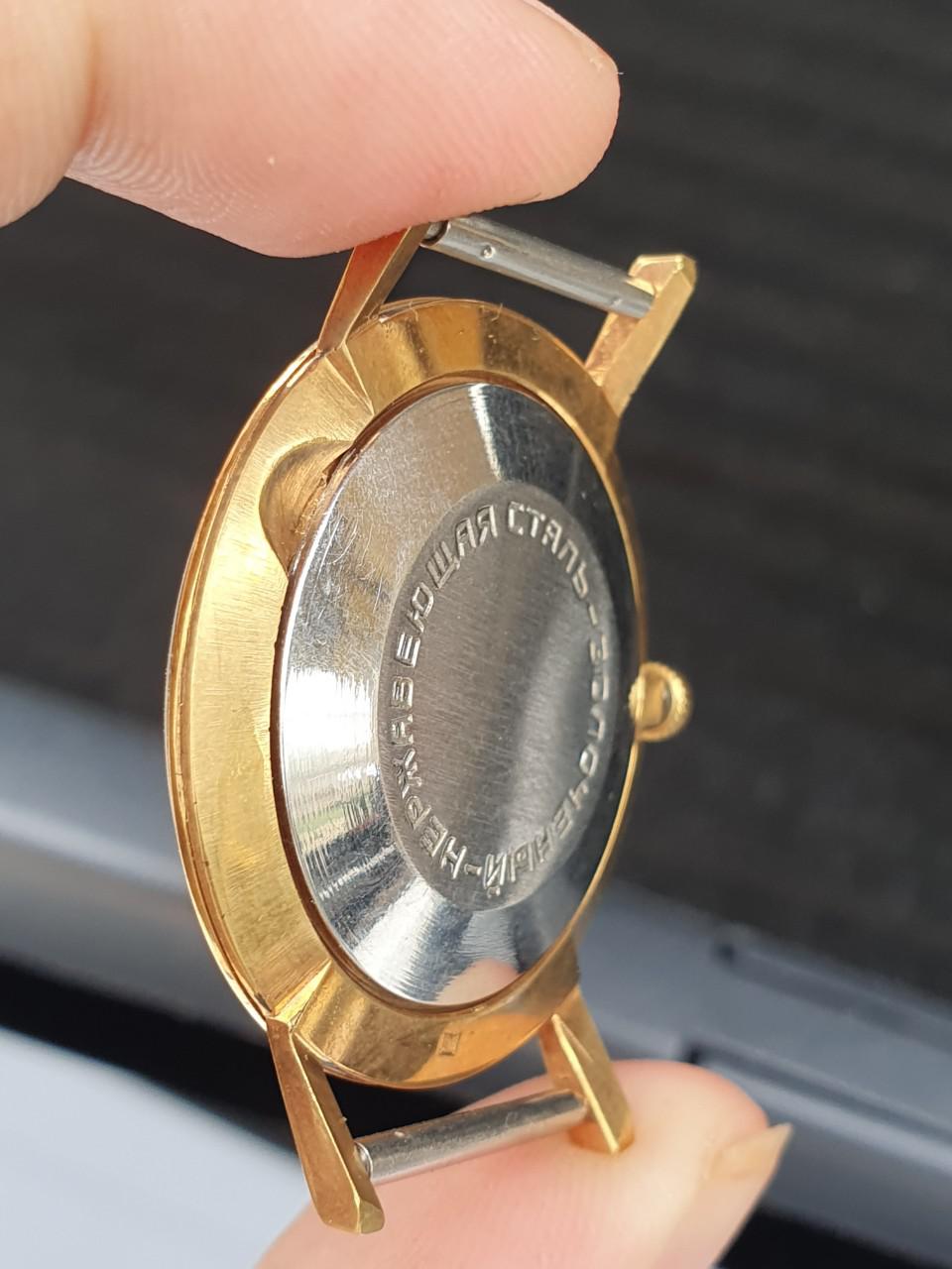 Đồng hồ Slava 2 kim siêu đặc biệt Au20