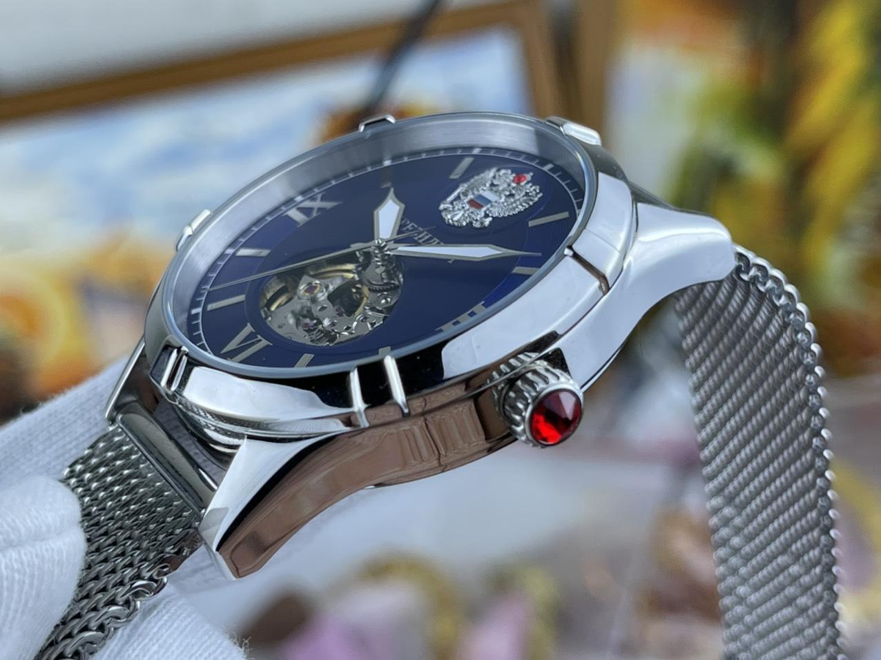 Đồng hồ Tổng thống Nga 4600160-DKL  dây kim loại và dây da