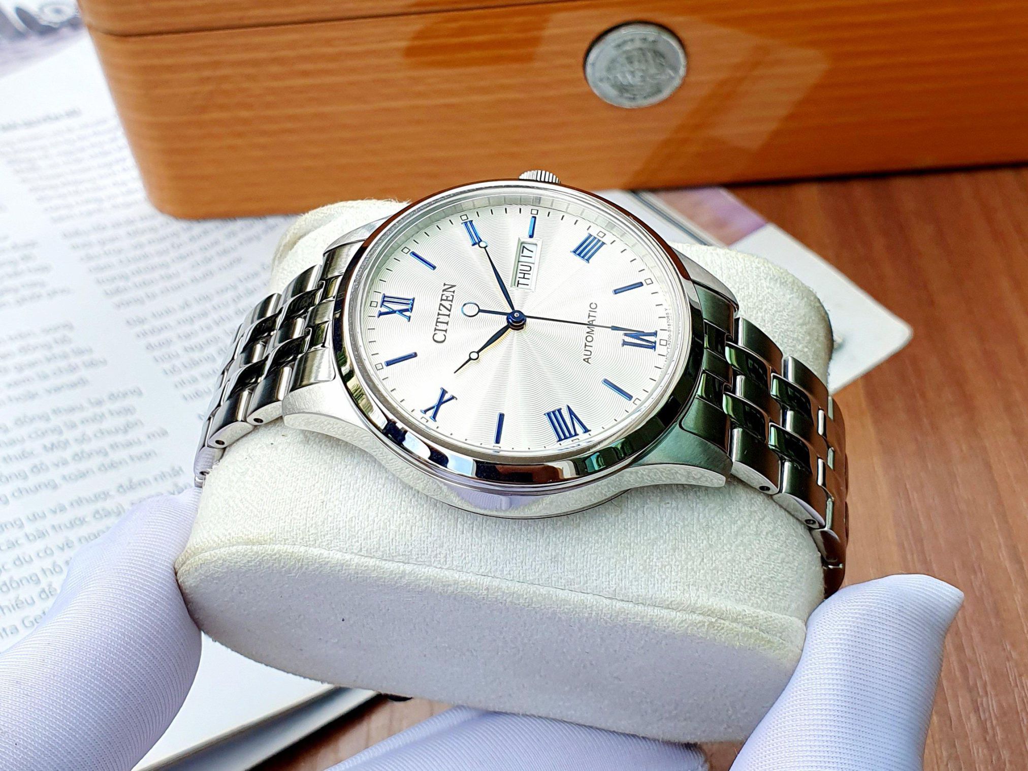 Đồng Hồ Citizen Automatic Sapphire NH7501-85A