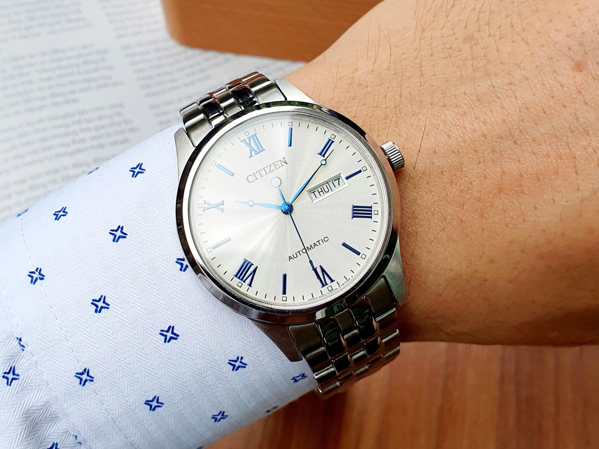 Đồng Hồ Citizen Automatic Sapphire NH7501-85A