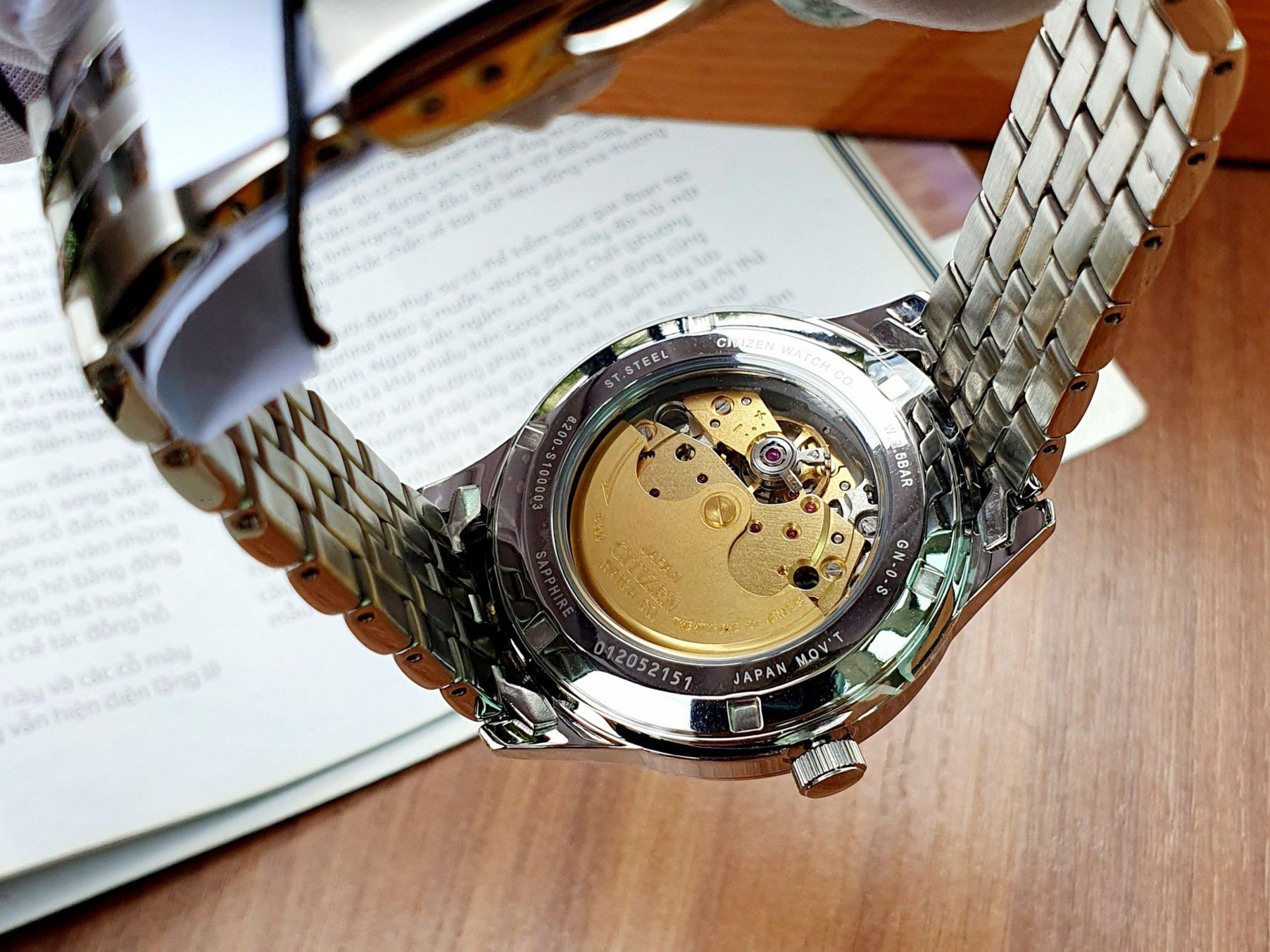 Đồng Hồ Citizen Automatic Sapphire NH7501-85A