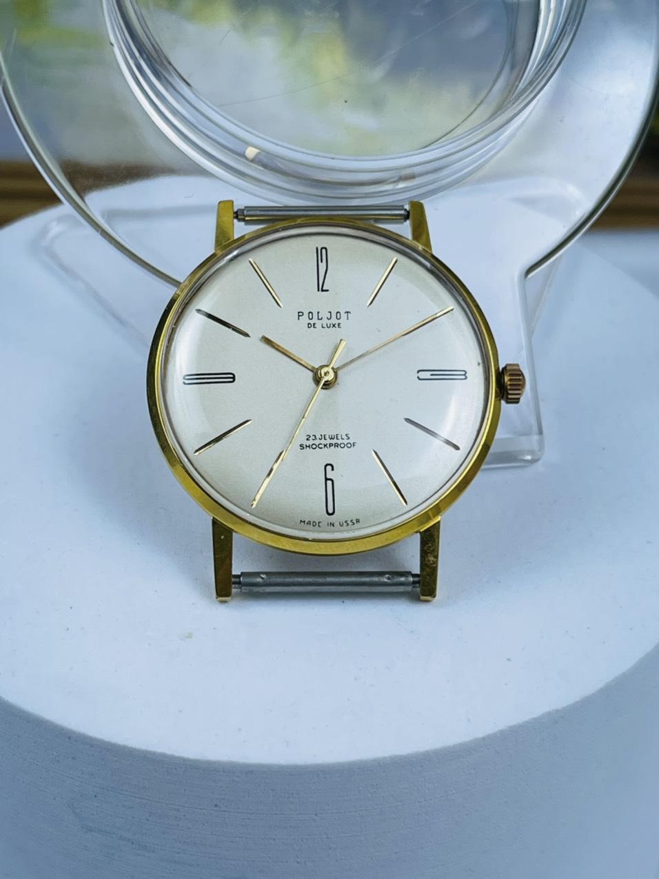 Đồng hồ Liên Xô Poljot 23 jewels cọc số xen kẻ