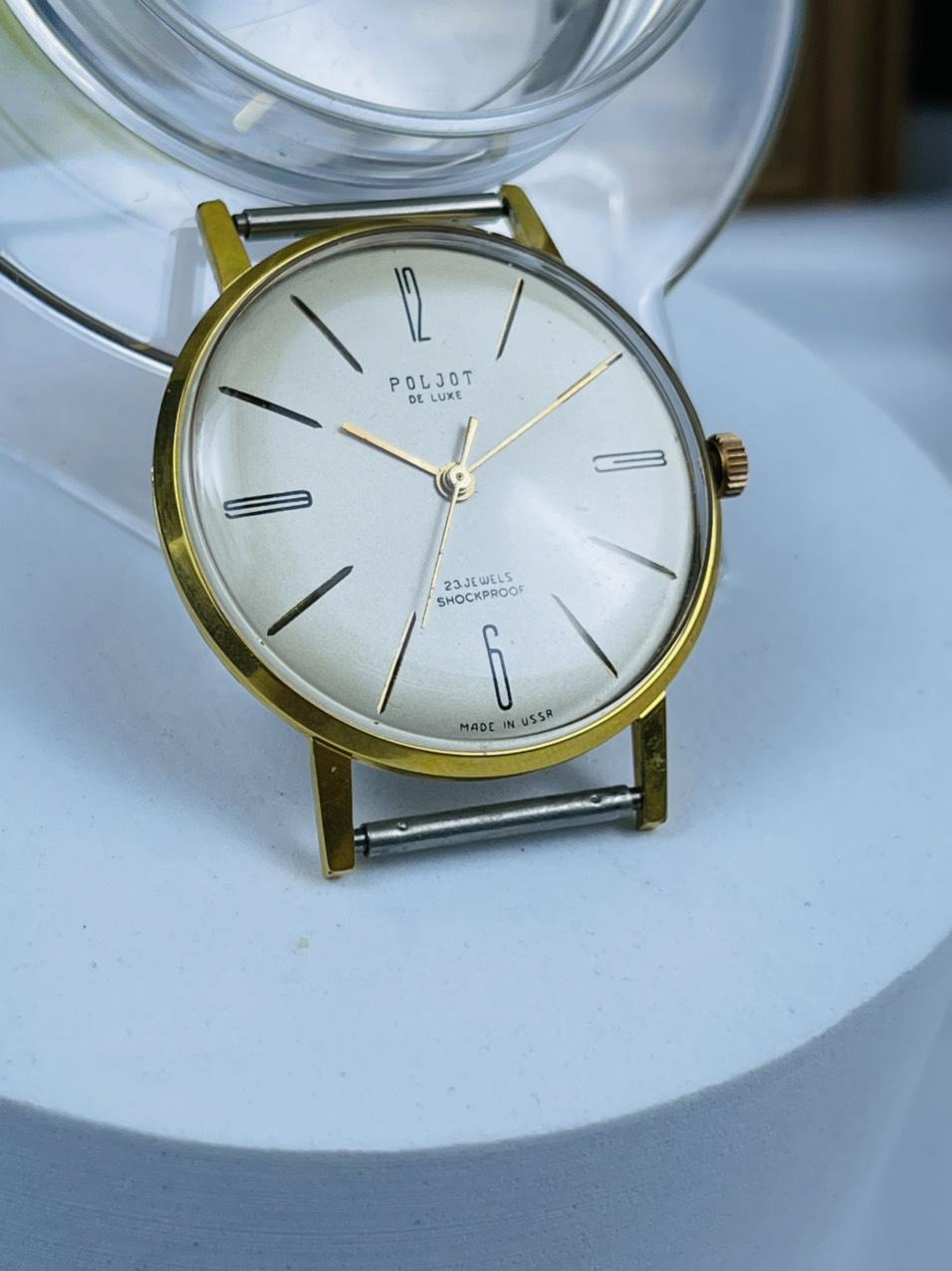 Đồng hồ Liên Xô Poljot 23 jewels cọc số xen kẻ