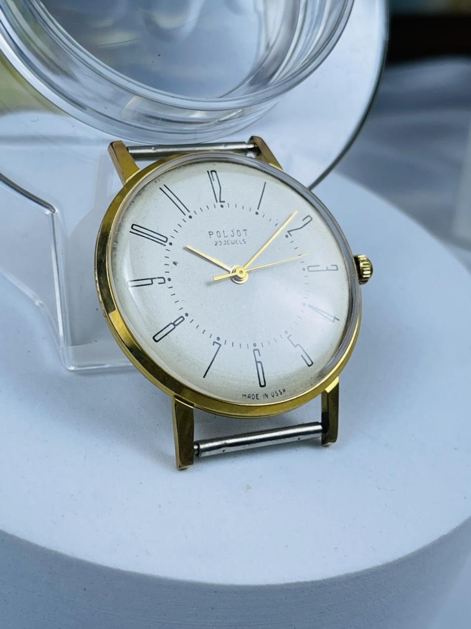 Đồng hồ Liên Xô Poljot 23 jewels cọc số học trò