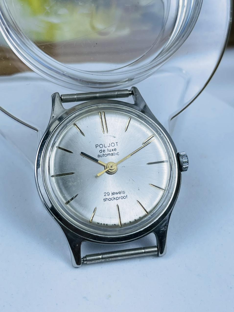 Đồng hồ Poljot automatic 29 jewel vỏ thép