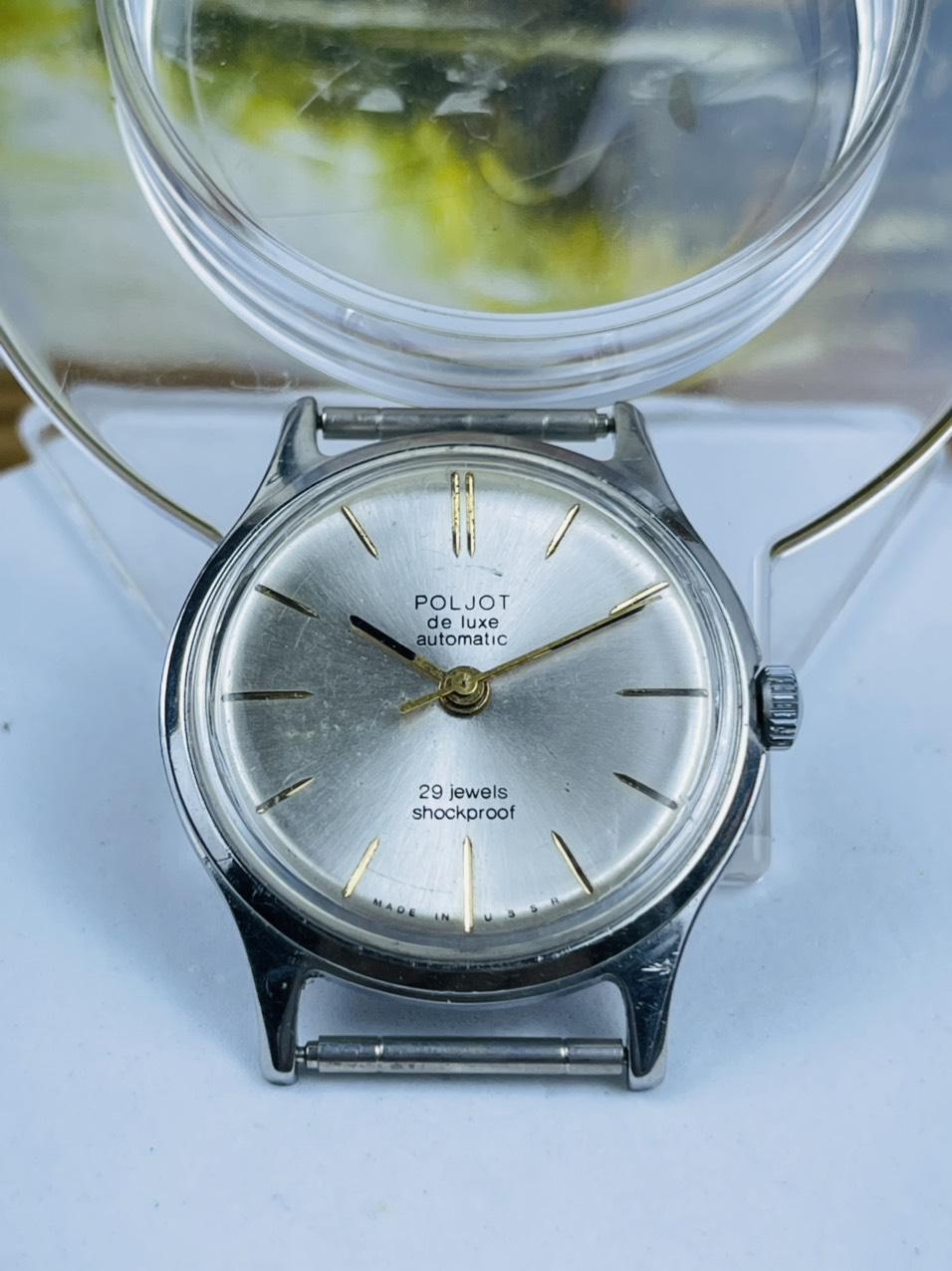 Đồng hồ Poljot automatic 29 jewel vỏ thép